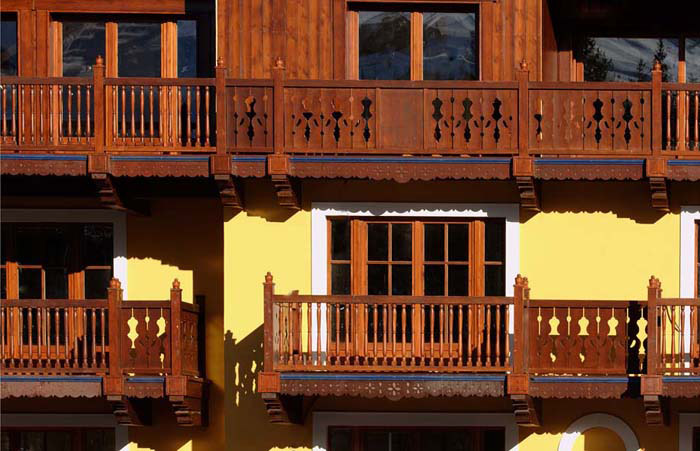 balcons en bois