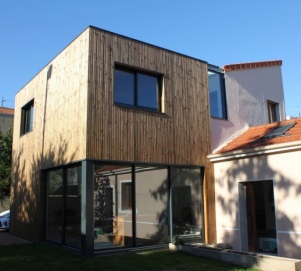 R�novation et extension de maison, construction � ossature bois