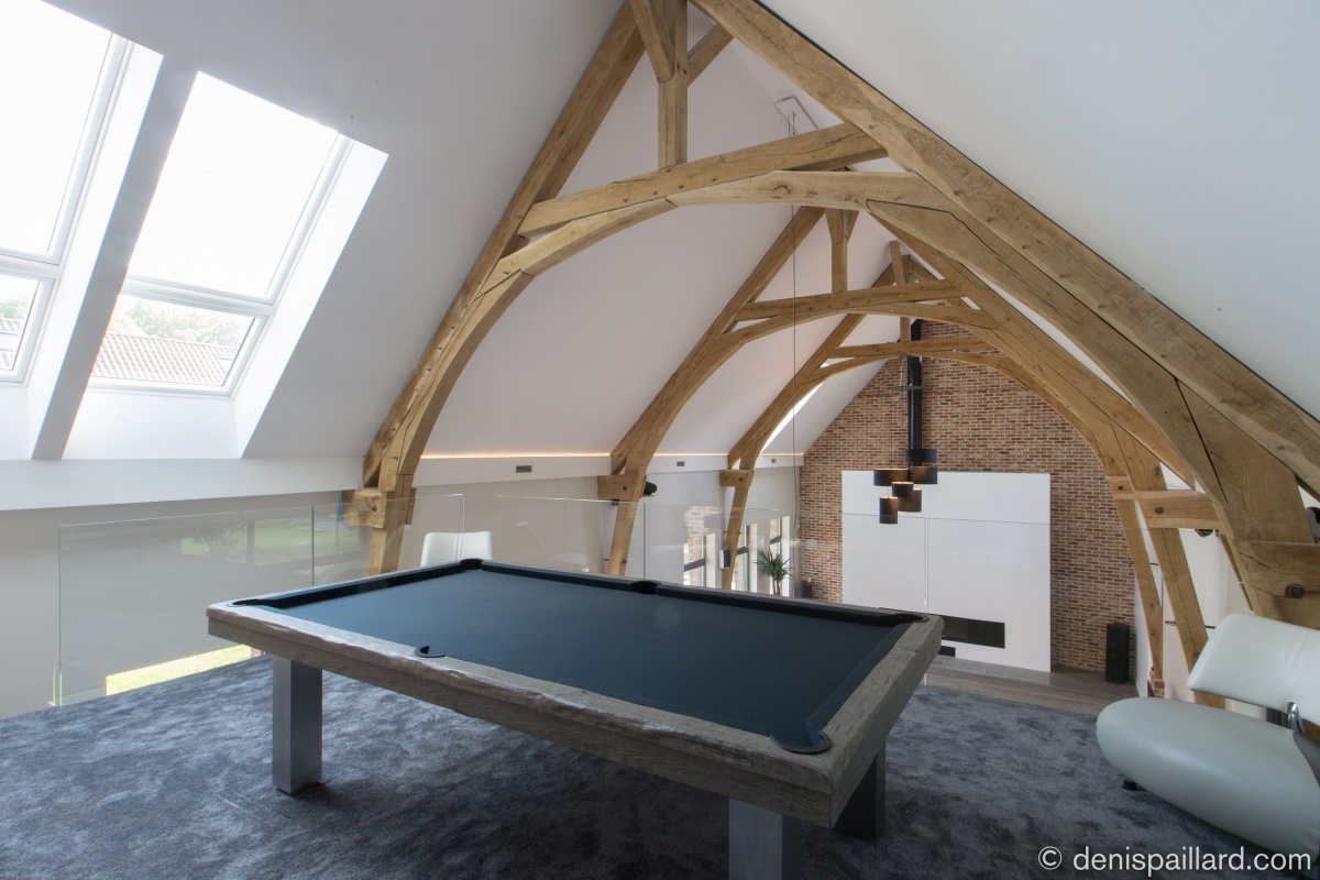 R�novation d'une ferme : mezzanine