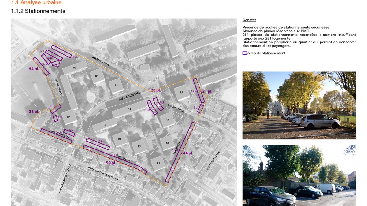 Urbanisme // Diagnostic et étude de faisabilité - Le Blanc Mesnil : D04-BMN-Stationnements