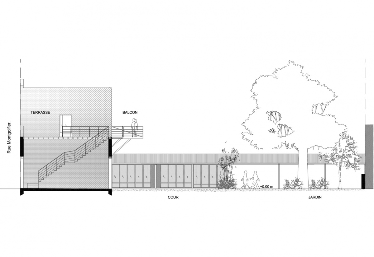 Ecole de Marcq - Nord - Marcq en Baroeul : PIKS-Coupe-ArchiParis