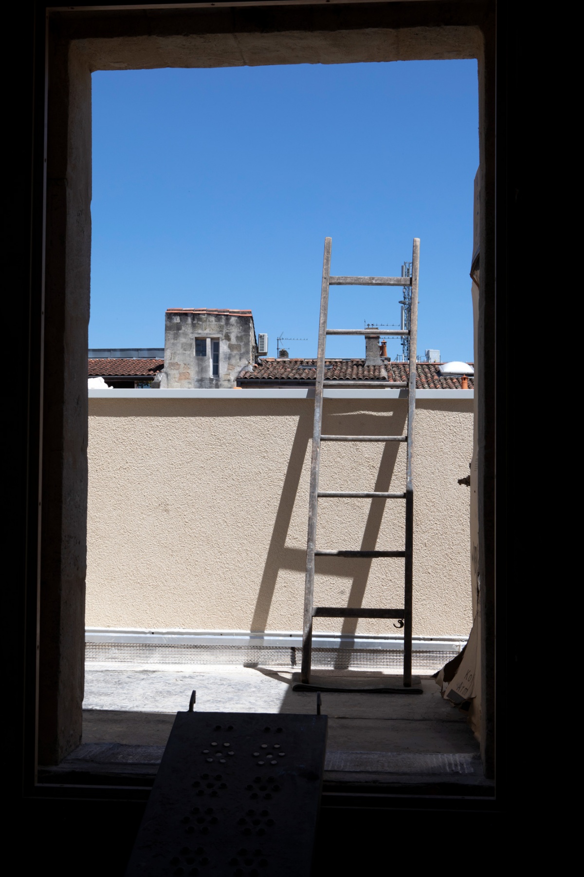 Bureau J : Terrasse - Travaux