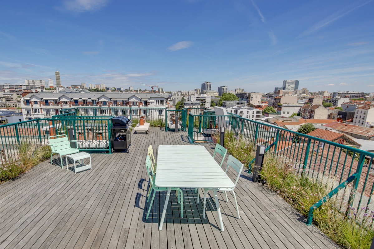 Cration et amnagement d'un Rooftop de 150 m2 : Terrasse dernier tage architecte paris 7