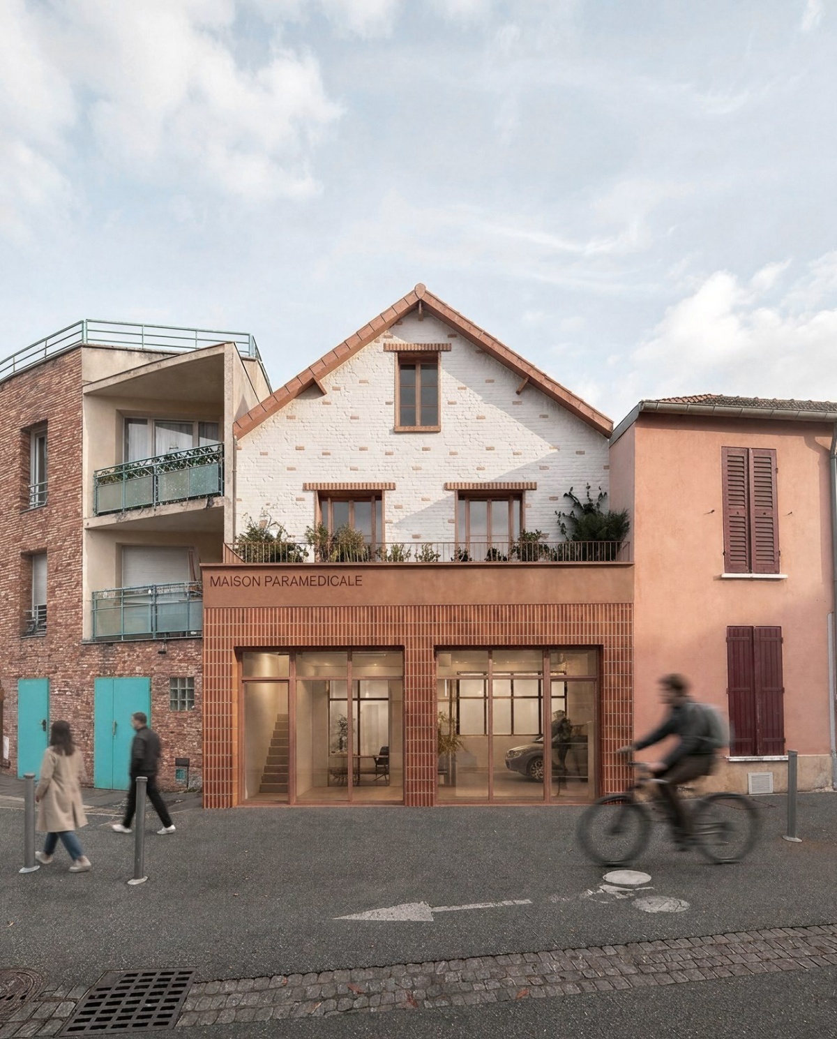 R�habilitation d�une maison de ville en maison m�dicale - Saint-Ouen-sur-Seine : maison-m�dicale-93
