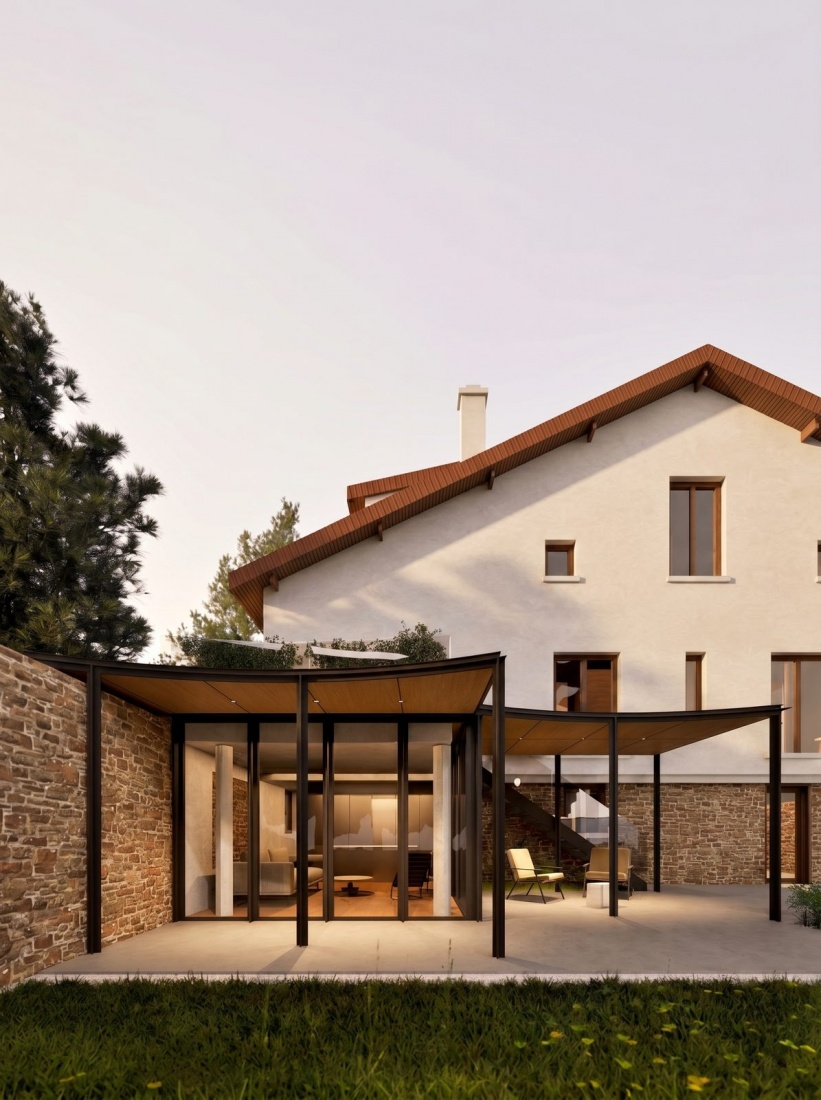 Extension et r�novation d�une maison des ann�es 1950 - Thiais
