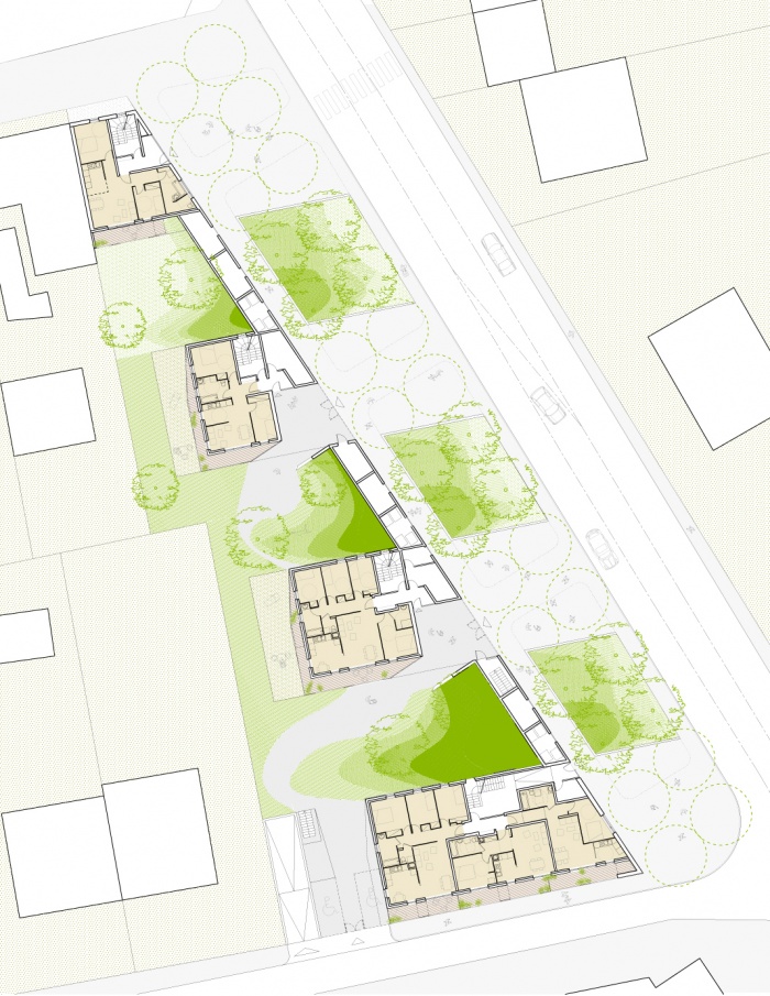 30 logements locatifs sociaux en BBC : PLAN RDC 200 A1