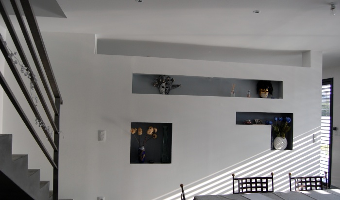 Maison contemporaine � Juvignac : Cloison S�jour