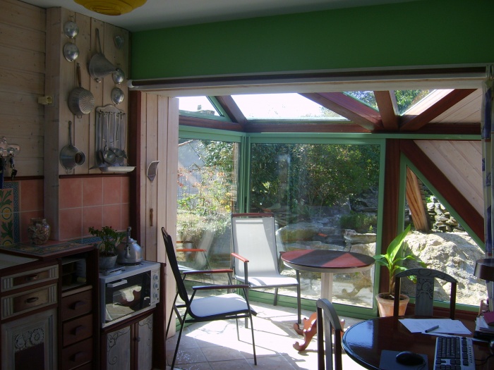 Extension d'une maison ( v�randas ) : V�randa ( int�rieur )