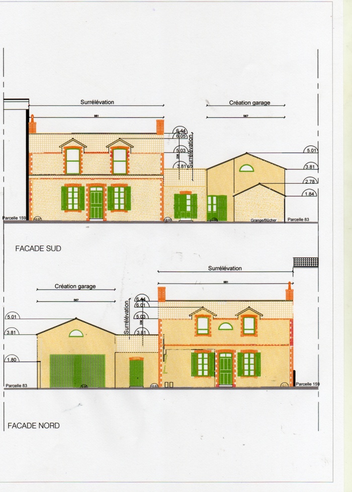 Sur�l�vation d'une maison et construction d'un garage : image_projet_mini_21877