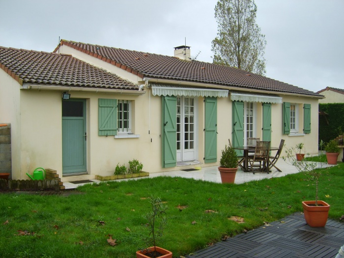 Extension d'une maison ( projet en cours ) : Fa�ade existant