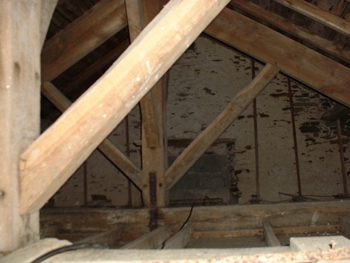 R�novation d'une maison et am�nagement de combles : Combles existant