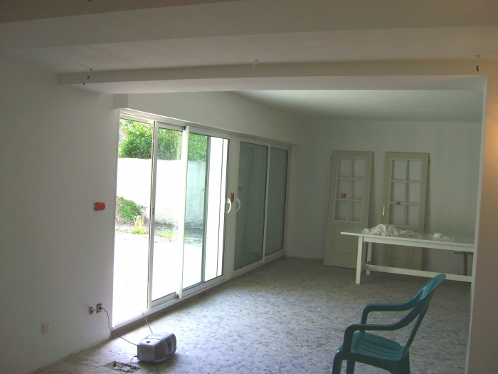 R�novation d'une maison et am�nagement de son extension ( projet en cours ) : Int�rieur extension