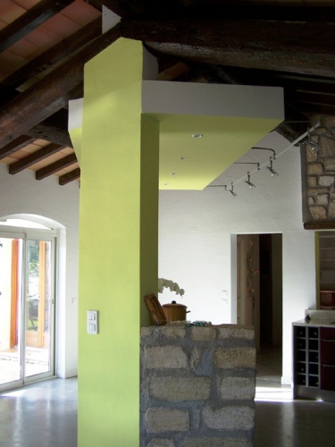 Restructuration Int�rieure : RDP - Plafond il�t central