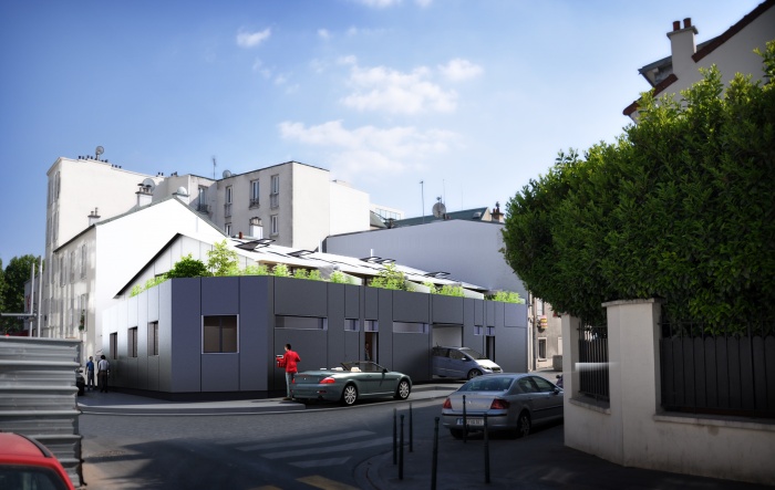 Transformation d'un entrept en quatre lofts
