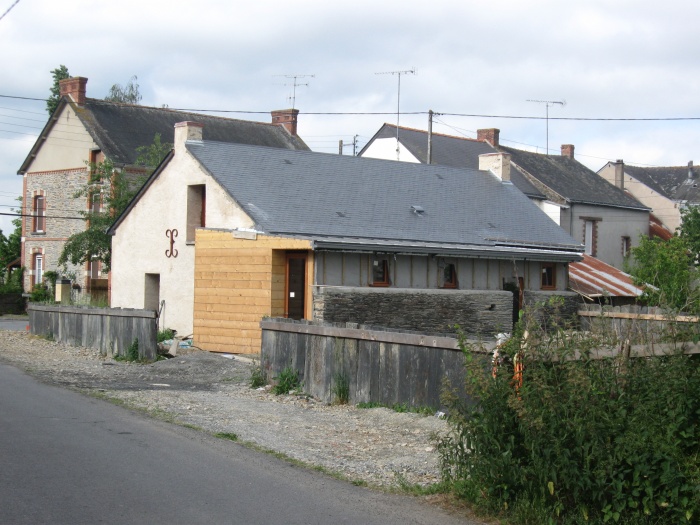 R�habilitation d'une maison - BBC (44) : Chantier en cours