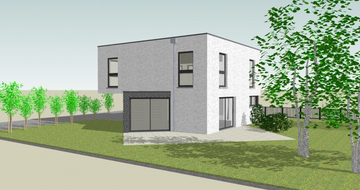 Maison individuelle : Fa�ade arri�re