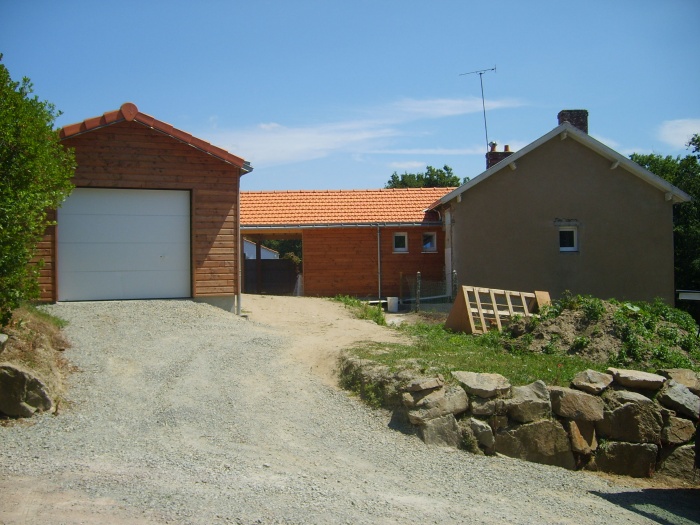 R�novation, extension d'une maison et construction d'un garage ( projet en cours )