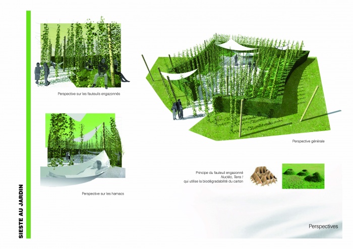 Sieste au jardin / 19�me FESTIVAL INTERNATIONAL DES JARDINS DE CHAUMONT-SUR-LOIRE