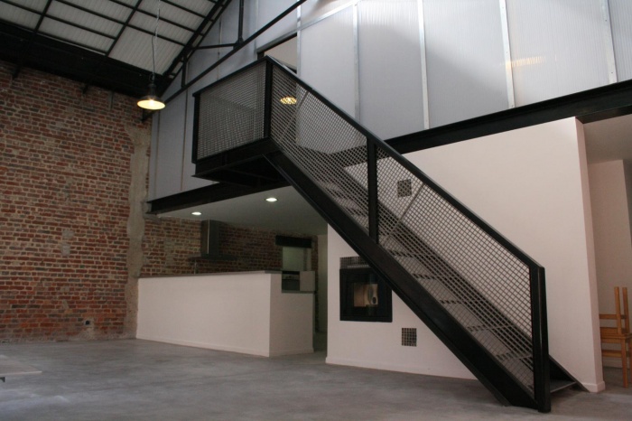 LOFT A LOMME - LE LOFT JARDIN : vue de jour dep�is le sejour