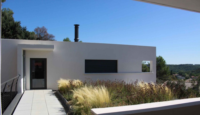 Villa & piscine � Montferrier (34) : 2010-09-01 terrasse sur s�jour