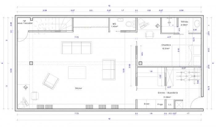 Excavation souplex F : Plan