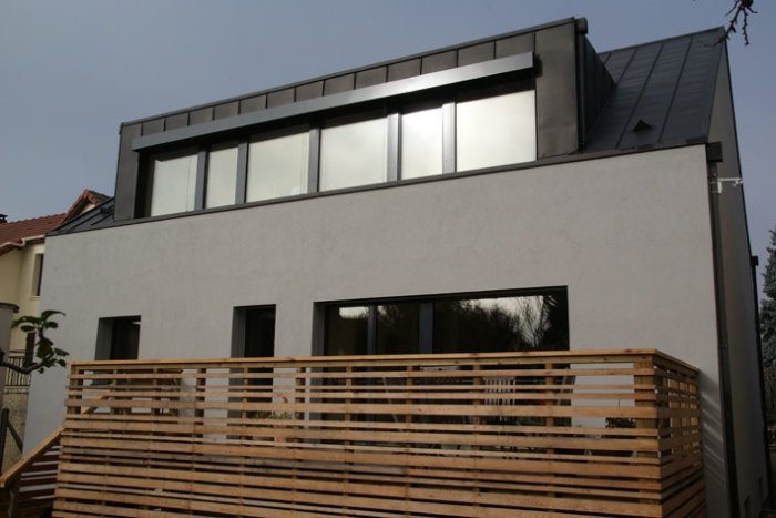 RENOPASSIVE - PREMIRE RHABILITATION FRANCAISE LABELLISE (PASSIVHAUS + BBC)) : Maison Rnopassive - Faade 2 Aprs