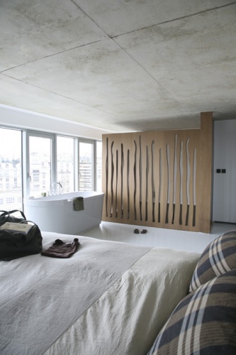 Loft Paris 19 : chambre 