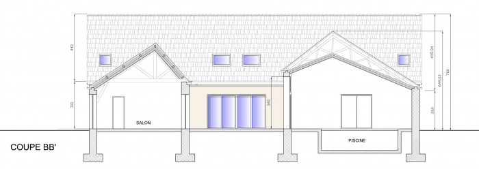 Logement individuel BBC : Coupe BB