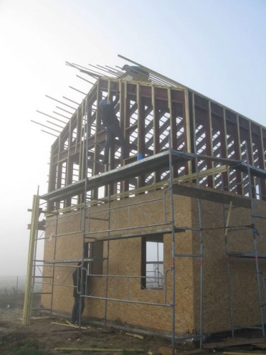 Construction d'une maison individuelle BBC : chantier 2