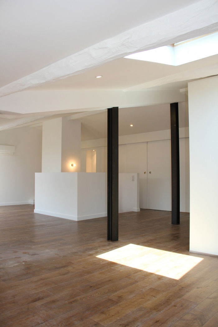Aménagement d'un appartement sous combles
