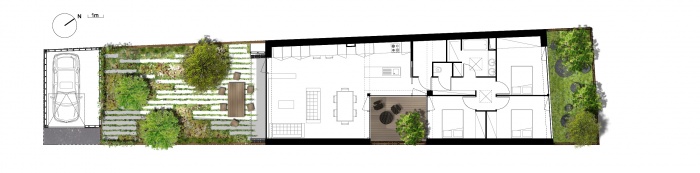 Int�rieurs/ext�rieurs - Maison individuelle HQE et BBC � Hellemmes Lille : Plan g�n�ral