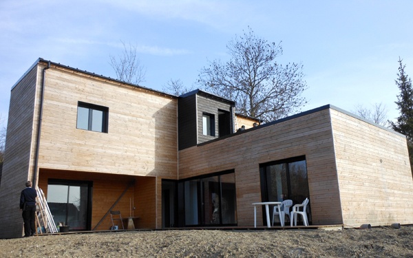 Maison contemporaine bois