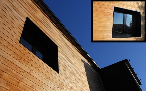 Maison contemporaine bois : corbeil01