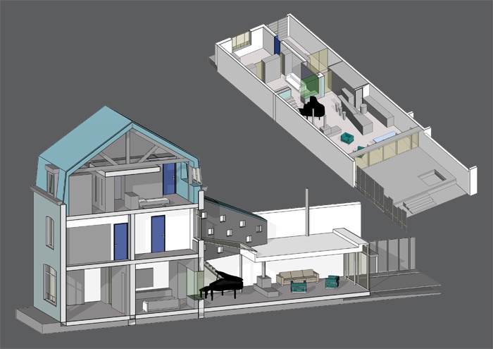 Extension d'une habitation � Bailleul