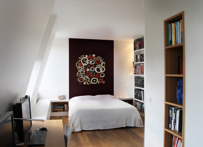 Ramnagement d'une suite parentale sous les toits