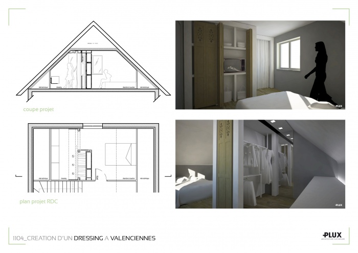 Un dressing g�n�reux � VALENCIENNES (59300) : architecte lille plux am�nagement int�rieur loft studio appartement loft maison design d�coration