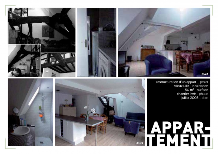 Restructuration de l'int�rieur d'un appartement VIEUX-LILLE (59000)