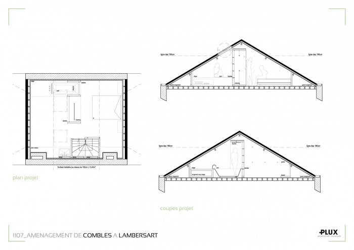 Combles am�nag�s � LAMBERSART (59130)