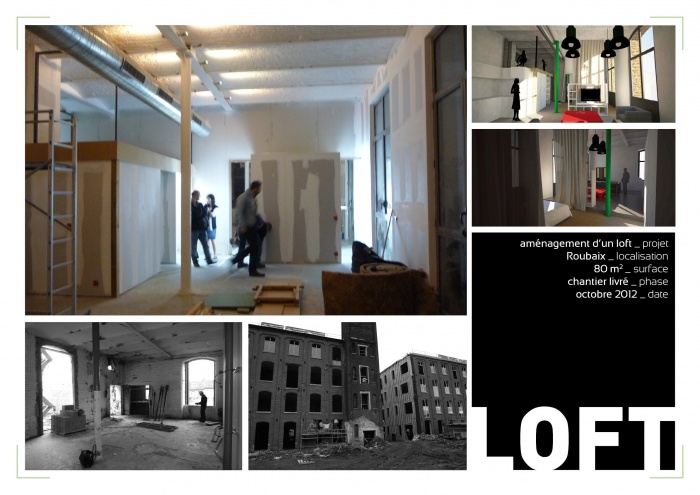 Am�nagement d'un loft � ROUBAIX (59100)