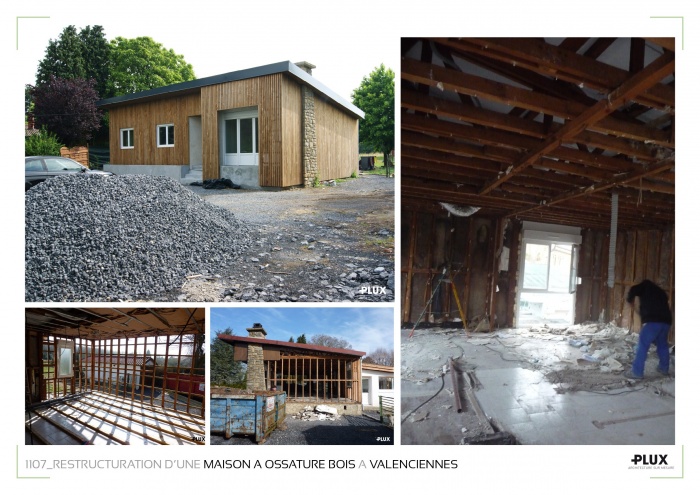 Restructuration d'une maison de campagne � ossature bois � Valenciennes (59300) : architecte lille plux am�nagement int�rieur loft studio appartement loft maison design d�coration
