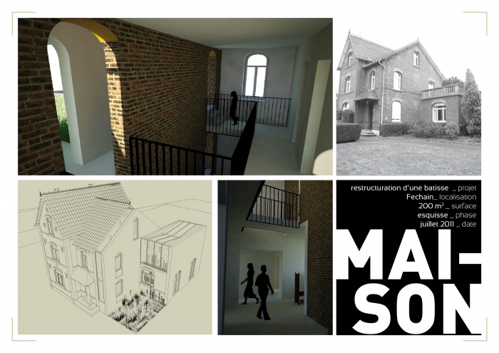Restructuration et extension d'une maison � DOUAI (59500)