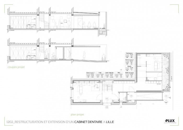Restructuration et extension d'un cabinet m�dical � LILLE (59000) : architecte lille plux am�nagement int�rieur loft studio appartement loft maison design d�coration