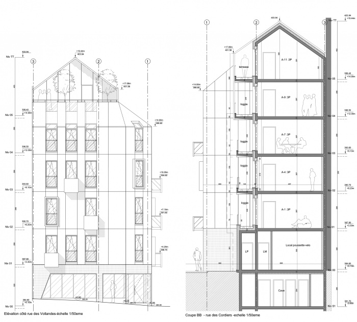 Concours de logements : IDEA- GENV-PANNEAU  facade