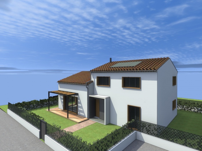 Conception Villa B : Vue ext�rieure 2