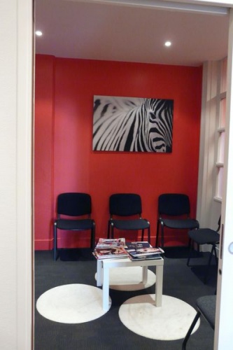 R�novation d'un cabinet d'avocats � Roubaix : salle d'attente