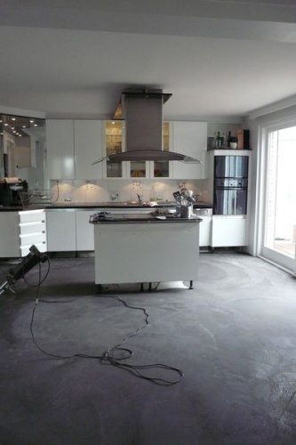 D�coration d'une maison � Verlinghem : cuisine en travaux
