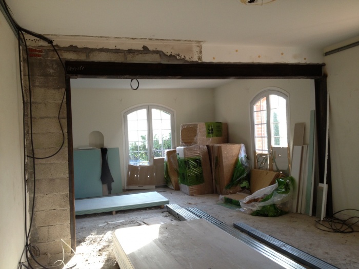 R�am�nagement int�rieur et d�coration d'une maison � Wambrechies : chantier