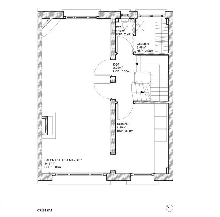 MUR TIROIR, restructuration et am�nagement int�rieur d'une maison individuelle � Marcq en Baroeul : image_projet_mini_61651