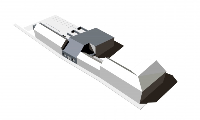R�habilitation d'une grange en logements : Axonom�trie 2