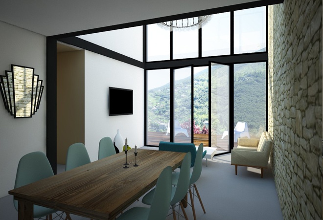 Le Gupard  conception d'une maison familiale : le-guepard-conception-maison-corse-architecture-interieur-image03